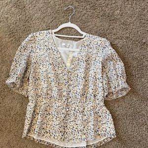 Madewell Peplum Top